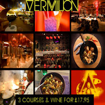 Vermilion Restaurant Manchester